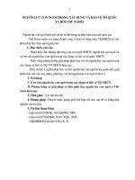 BG NGUỒN lực CON NGƯỜI TRONG xây DỰNG và bảo vệ tổ QUỐC xã hội CHỦ NGHĨA