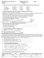 TEST 45 ms - GRADE 7 (After U6- 2 de)