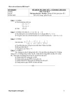 Một số đề Thi HKI Toán 9