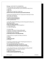 Tổng hợp đề thi trắc nghiệm môn marketing