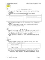 đề cương ôn Văn 7