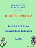 slike thị trường chứng khoan thầy trần đăng kham dh kinh tế quốc dân