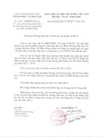 Thay đổi lịch học AV tại ĐH QT Miền Đông