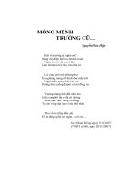 MÊNH MÔNG TRƯỜNG CŨ