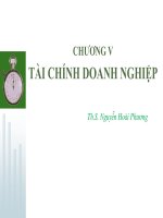 slike môn tài chính tiền tệ cô phương chương 5 tài chính doanh nghiệp