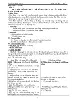 Giáo án Sinh học 6 cả năm theo chương trình giảm tải 2011-2012