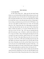 phê bình văn học của trương chính (1916 - 2004) sau cách mạng tháng 8 - 1945