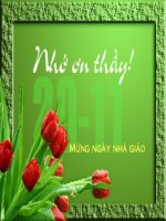 TU4B gửi tặng Cô giáo nhân ngày 20-11!