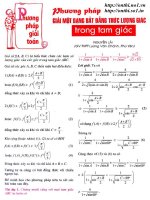 24.Các phương pháp chứng minh bất đẳng thức trong tam giác