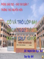 BÀI 19:TH TRỘN DẦU GIẤM RAU XA LÁCH