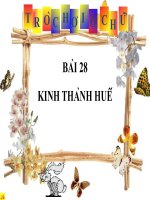 Ô CHỮ BÀI KINH THÀNH HUẾ
