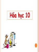 Bài giảng axit sunfuric  Chương trình Hóa học 10 nâng cao