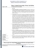 master limited partnerships (2nd edition)  wachovia (2005)