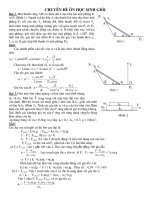 Chuyên đề ôn thi học sinh giỏi Vật Lý