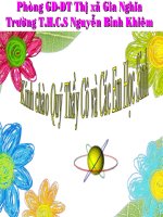 Hai tam giác bằng nhau thi GVG tỉnh