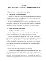 PHÂN TÍCH TÌNH HÌNH tài CHÍNH CÔNG TY cổ PHẦN DU LỊCH GOFL VIỆT NAM CHI NHÁNH cần THƠ