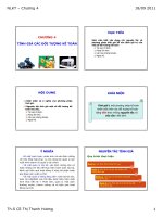 bài giảng nguyên lý kế toán chương 4 Tính giá các đói tượng kế toán - ths. cồ thị thanh hương