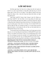 giải pháp phòng ngừa và hạn chế rủi ro trong hoạt động tín dụng tại nhno& ptnt huyện xuân trường