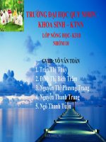 Kỹ thuat nuoi Tran gấm