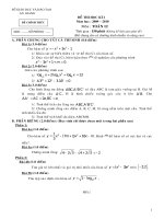 Đề và đáp án khối 12 năm 2009-2010