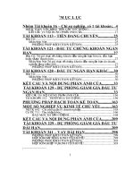 Hệ thống tài khoản kế toán