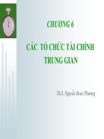 slike môn tài chính tiền tệ cô phương chương 6 các tổ chức tài chính trung gian