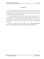 nâng giá tiền tệ và bình luận về sự kiện nâng giá đồng nhân dân tệ của trung quốc giai đoạn 2006- 2011