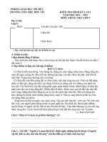 Đề Tiếng Việt lớp 5 năm 2011 - 2012