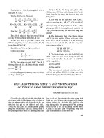 Giải toán bằng phương pháp hình Học