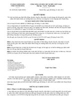 QĐ 3678/QĐ-UBND Tỉnh v/v BH QĐ ĐĐ, TC, TN và TD CBQL, GV, NVHC các trường MN, TH và THCS công lập tỉnh Thanh Hóa