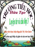 Từ ngữ về các dân tộc Tuần 15