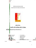 BÁO CÁO THIẾT KẾ HƯỚNG ĐỐI TƯỢNG Mạng kết bạn ketban3mien.vn