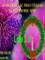 Toán 3: Bài toán liên quan rút về đơn vị