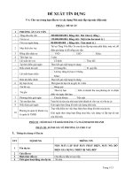 ĐỀ XUẤT tín DỤNG  cho vay trung hạn đầu tư và xây dựng nhà máy lắp ráp máy điện máy