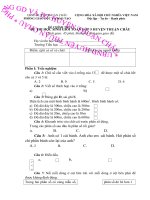 Đề thi học sinh giỏi toán lớp 5