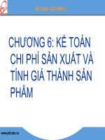 bài giảng kế toán tài chính chương 6 kế toán chi phí sản xuất và tính giá thành sản phẩm - gv. nguyễn thị chinh lam