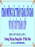 MT 2 B13 Vẽ tranh đề tài vườn hoa