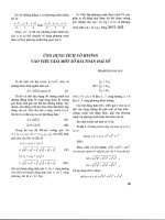 Ứng dụng của tích vô hướng