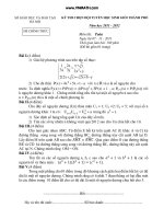 đề thi & đáp án HSG toán hà nội vòng 2