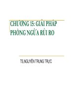 Chương 15 giải pháp phòng ngừa rủi ro