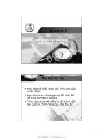 Giáo trình kế toán các khoản đầu tư tài chính