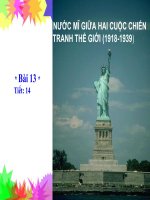 Bai 13 Nuoc Mĩ giua hai cuoc chien tranh