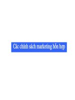slike bài giảng marketing ngân hàng chương 2 các chính sách marketing hỗn hợp