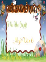 BÀI: ÔN TẬP TRUYỆN DÂN GIAN