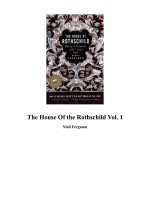 the house of rothschild; money prophets 1798 to 1848 (1998) ferguson