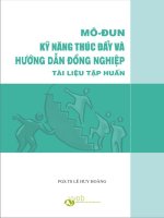 Tai lieu tap huan ky nang huong dan va thuc day dong nghiep