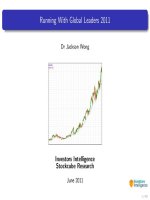 global industry trends - stockcube research (2011)