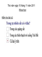 Khoa học 5: Đồng và hợp kim của đồng