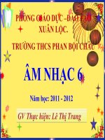 Âm nhạc 6- Tiết 10