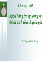 slike môn tài chính tiền tệ cô phương chương 8 ngân hàng trung ương và chính sách tiềntquốc gia
